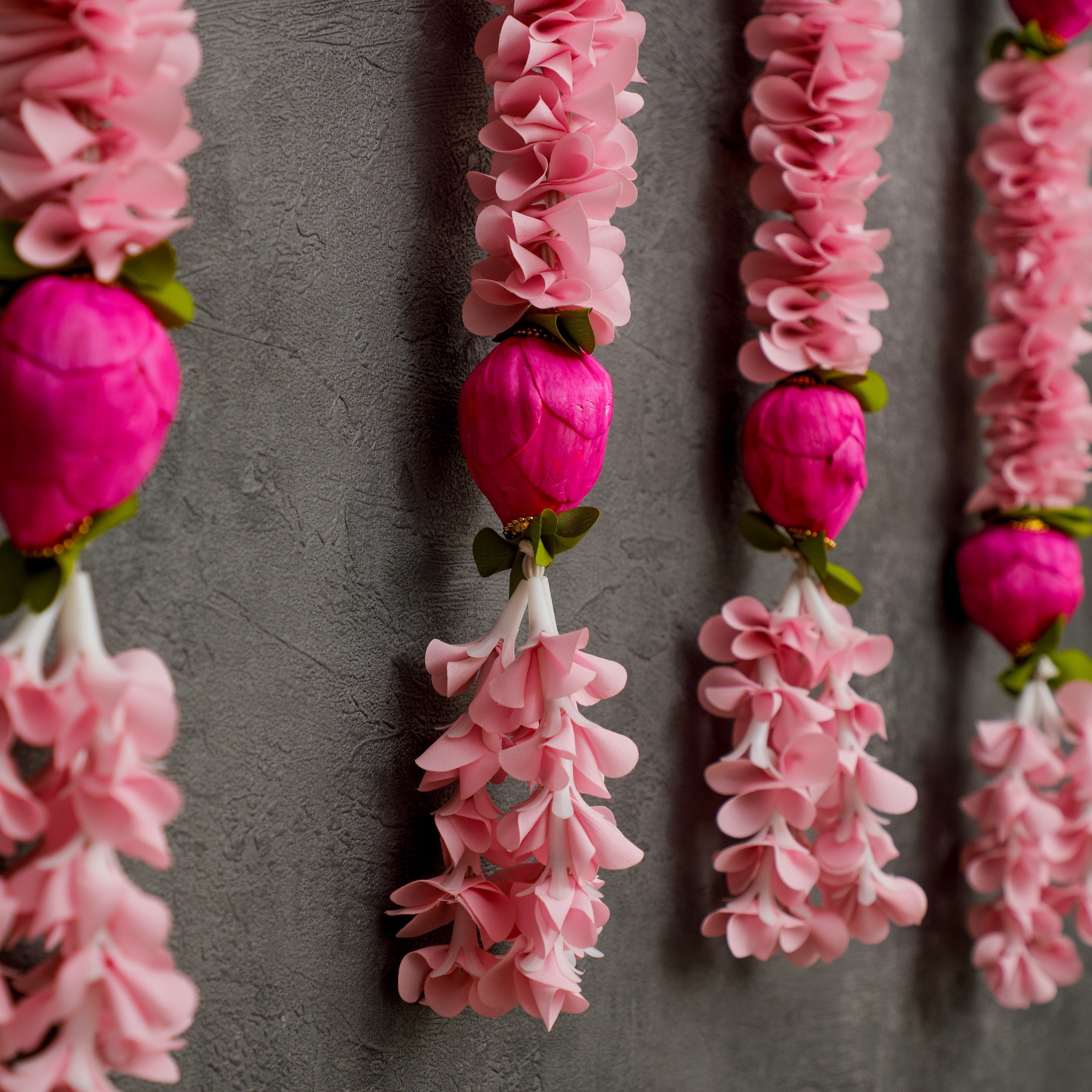 Fabric & Shola Pink Garland